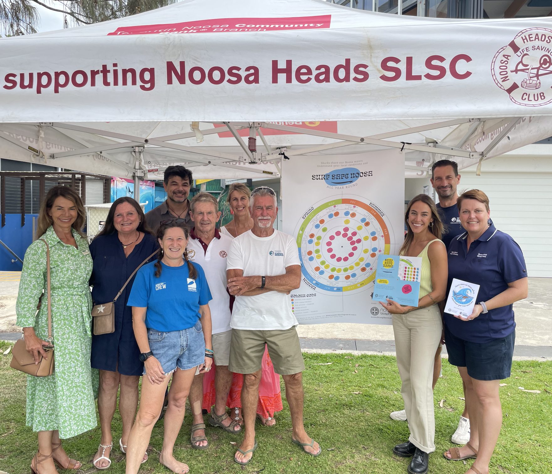 The Surf Safe Noosa launch with Noosa Heads SLSC and partners