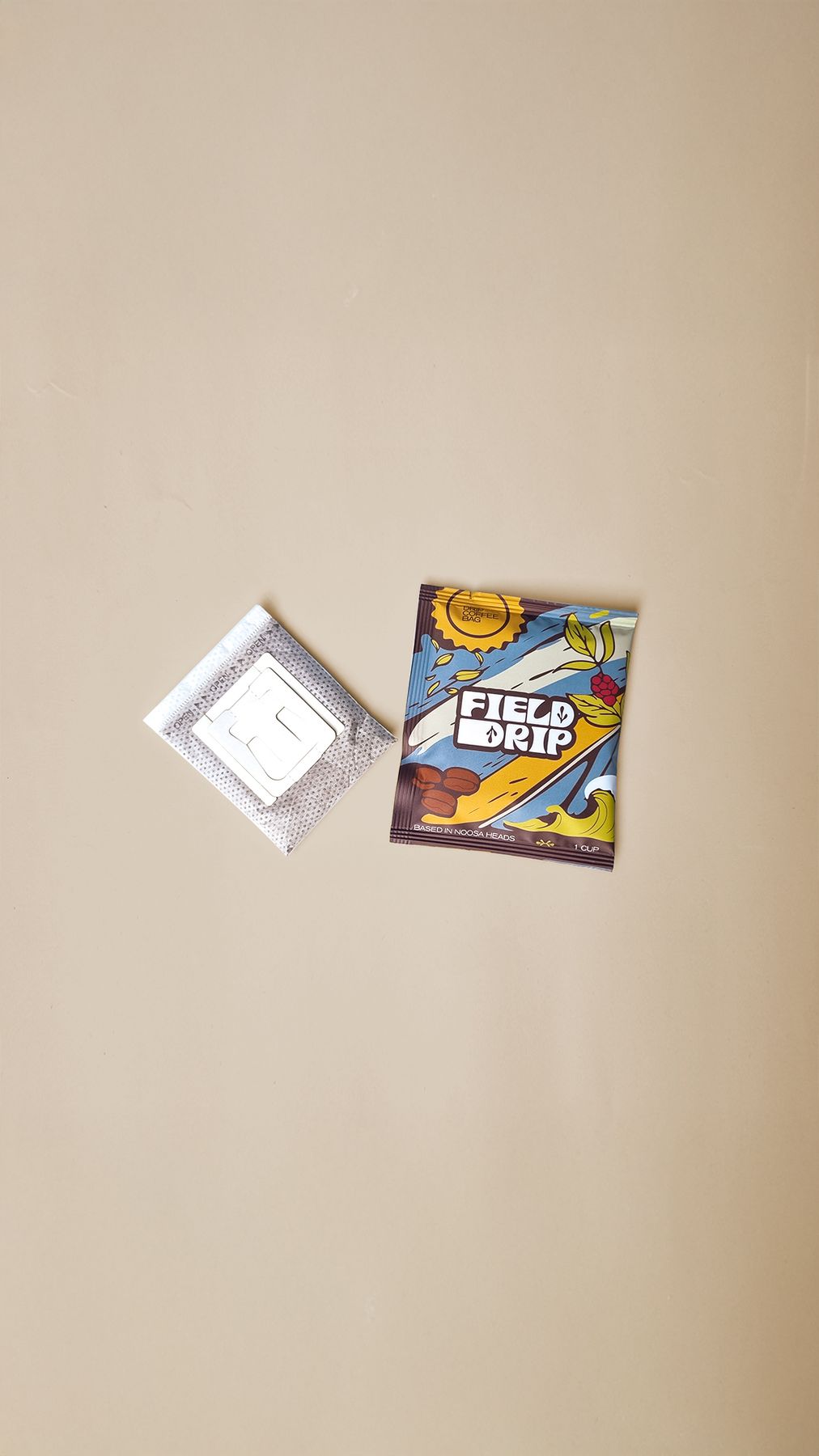 Field Drip sachet and drip filter
