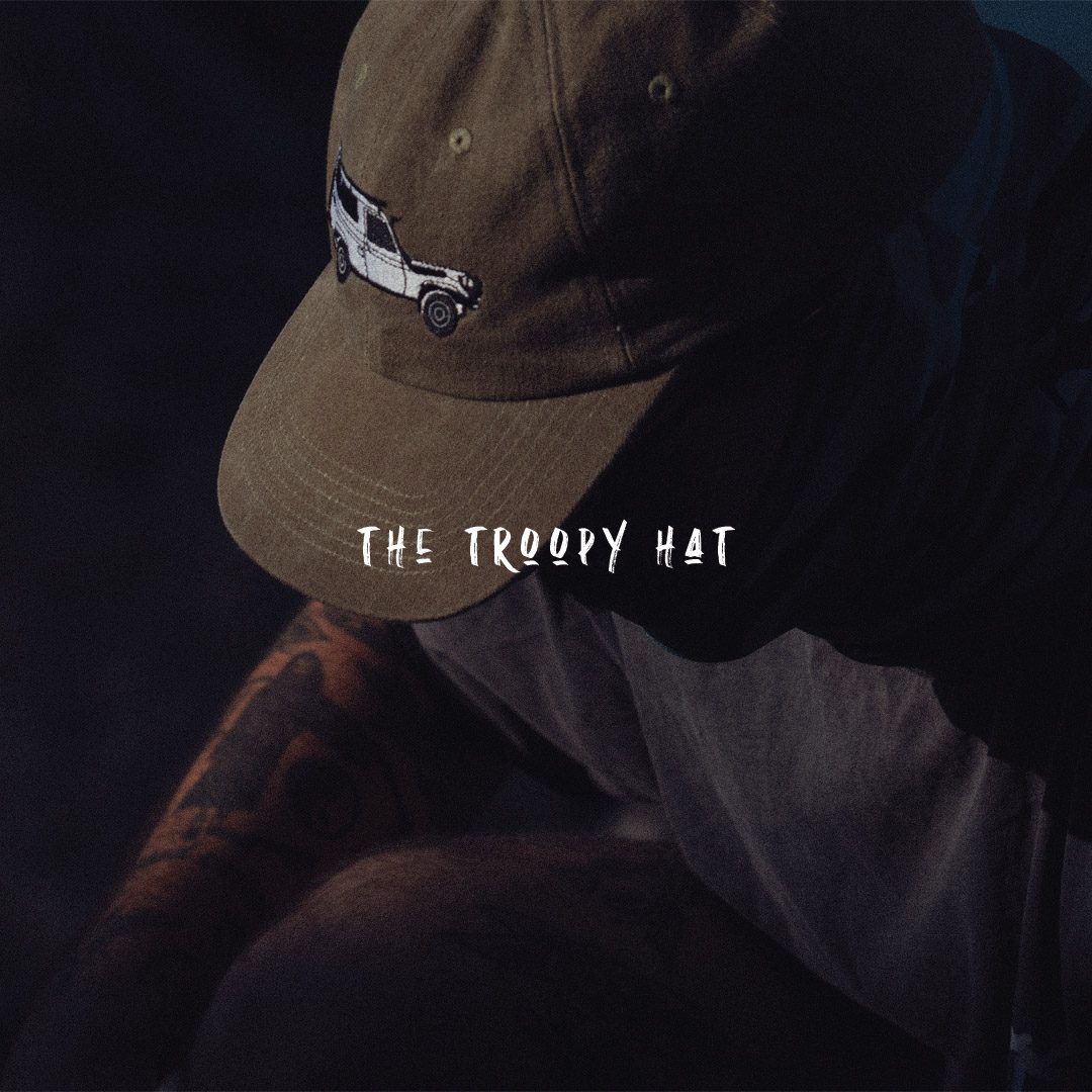 The Troopy Hat in moody light